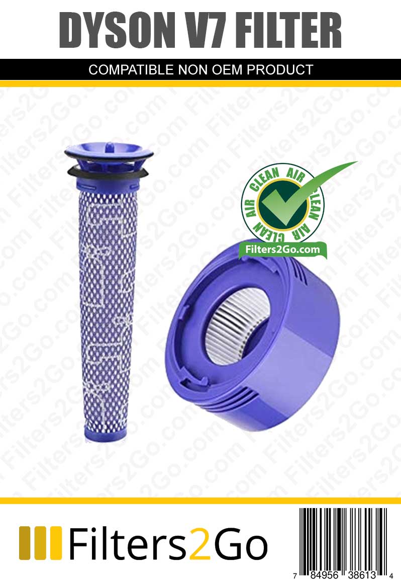 Replacement Dyson V7 Filter Filters2Go USA Online