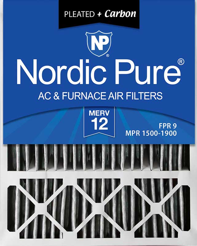 Nordic Pure Pleated + Carbon MERV 12 Filter