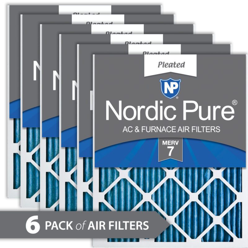 Nordic Pure 21x23x1 Exact MERV 13 Pleated AC Furnace Air Filters 3 Pack 