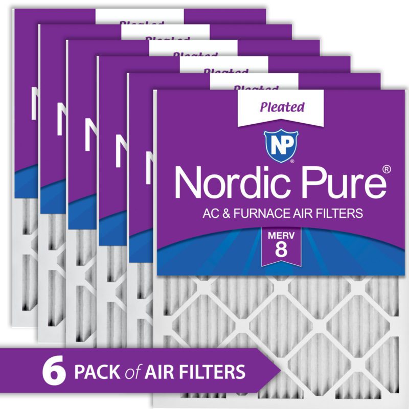 30x30x1 Dust and Pollen Merv 8 Replacement AC Furnace Air Filter 6 Pack 