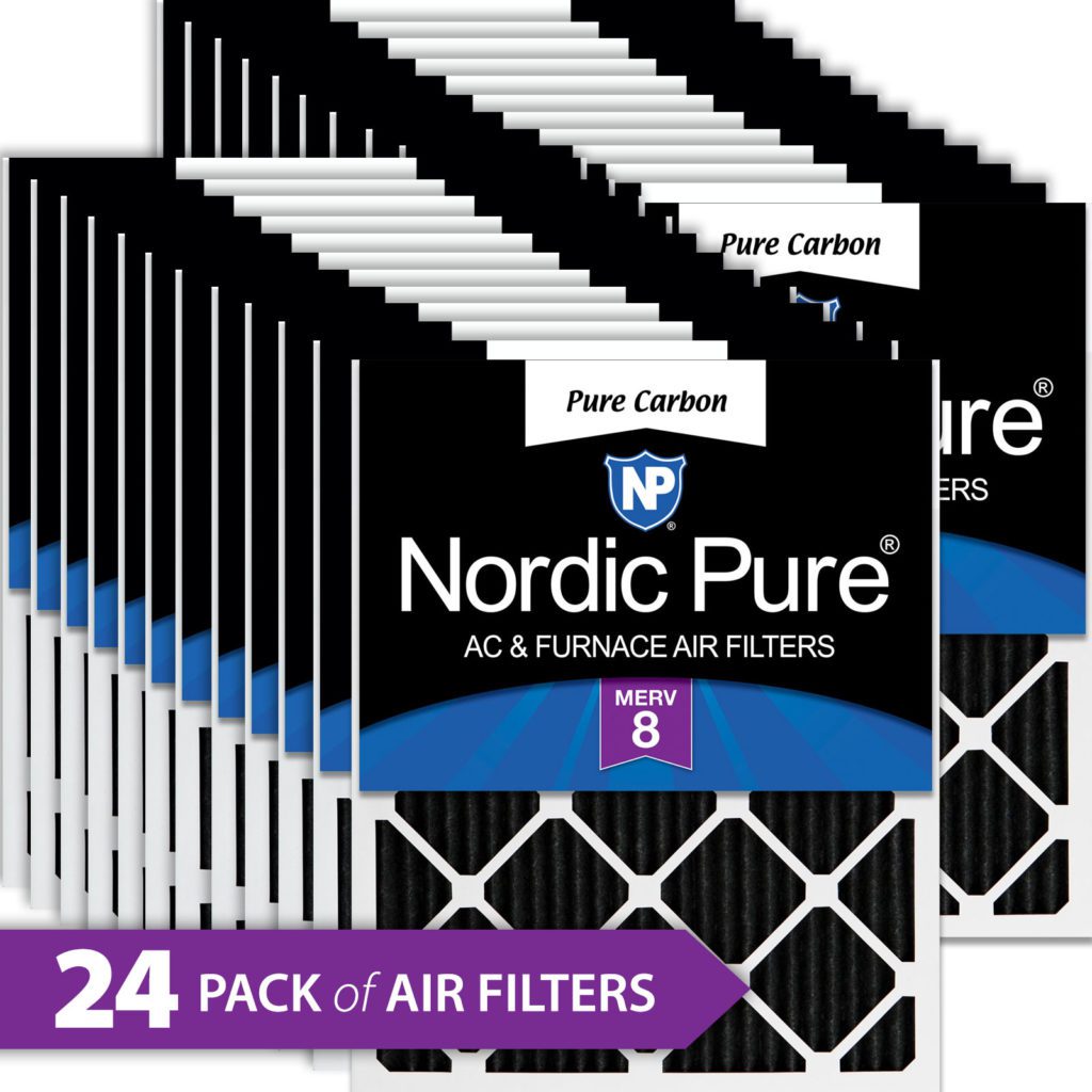 Home Furnace Air Filter 10x24x1 Pure Carbon HVAC AC Replacement