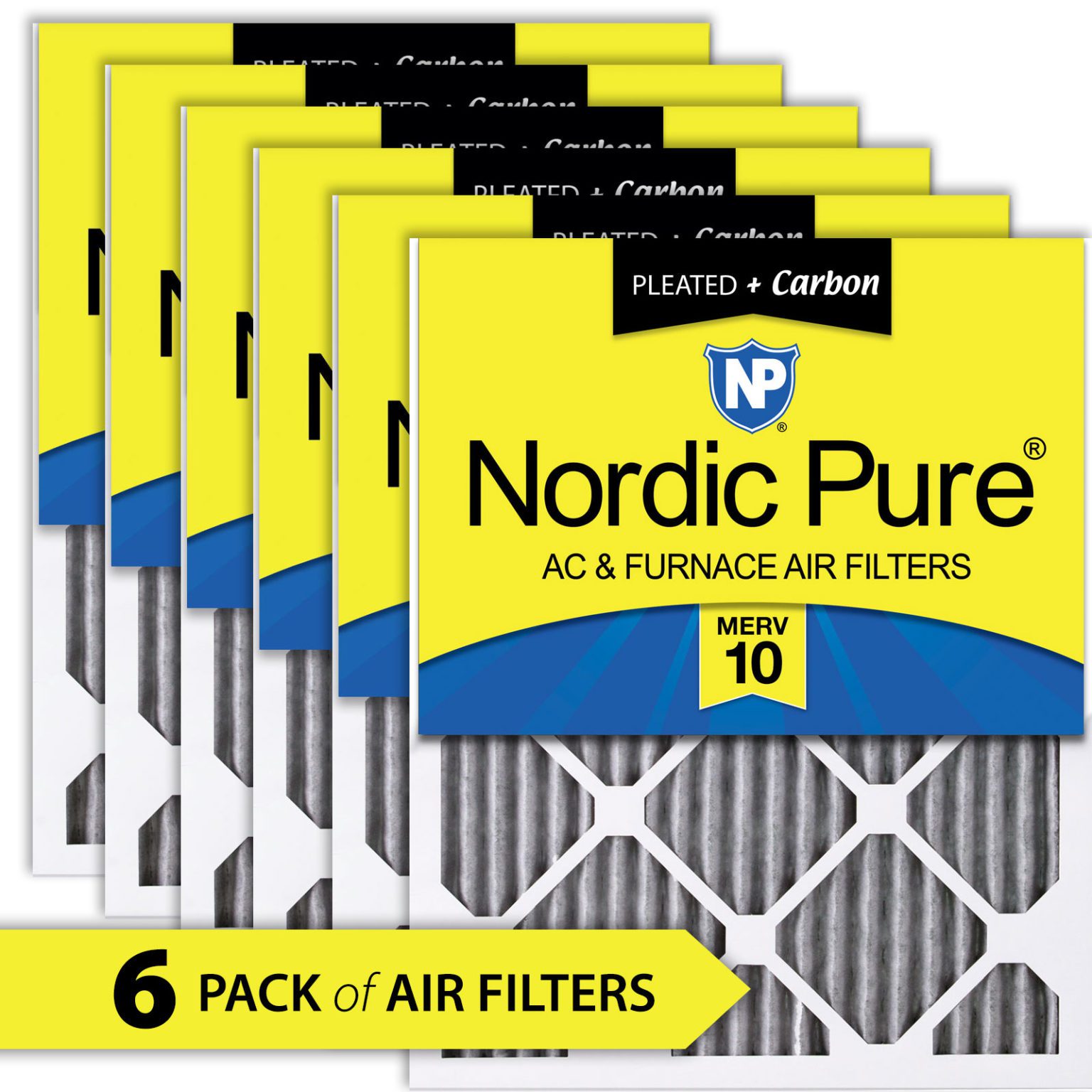 Home Furnace Air Filter 12x24x4 MERV 7 HVAC AC Replacement