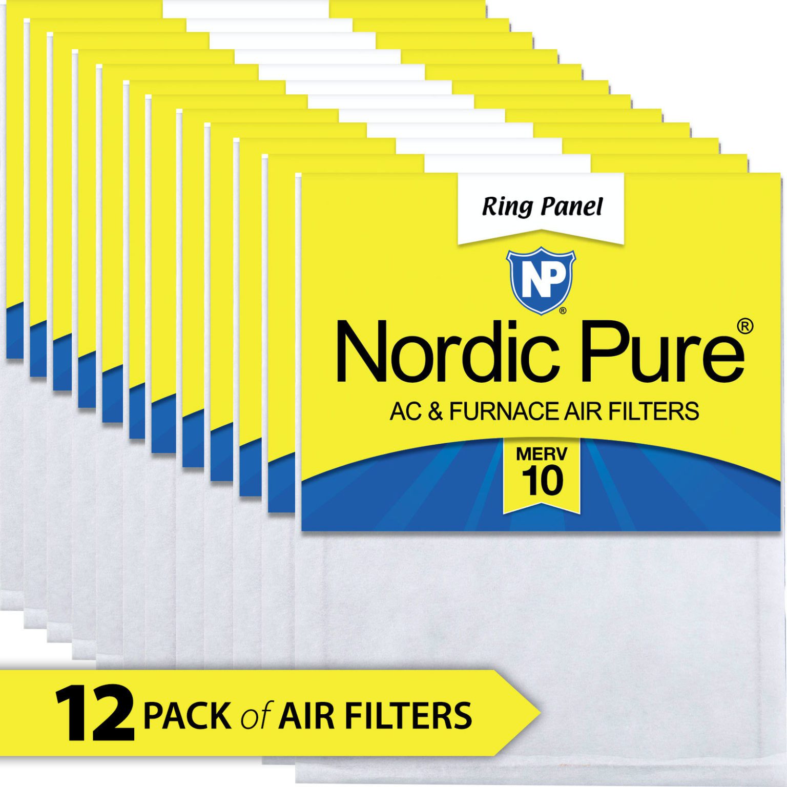 Home Furnace Air Filter 14x24x1/2 Half Inch Panel MERV 10 HVAC AC