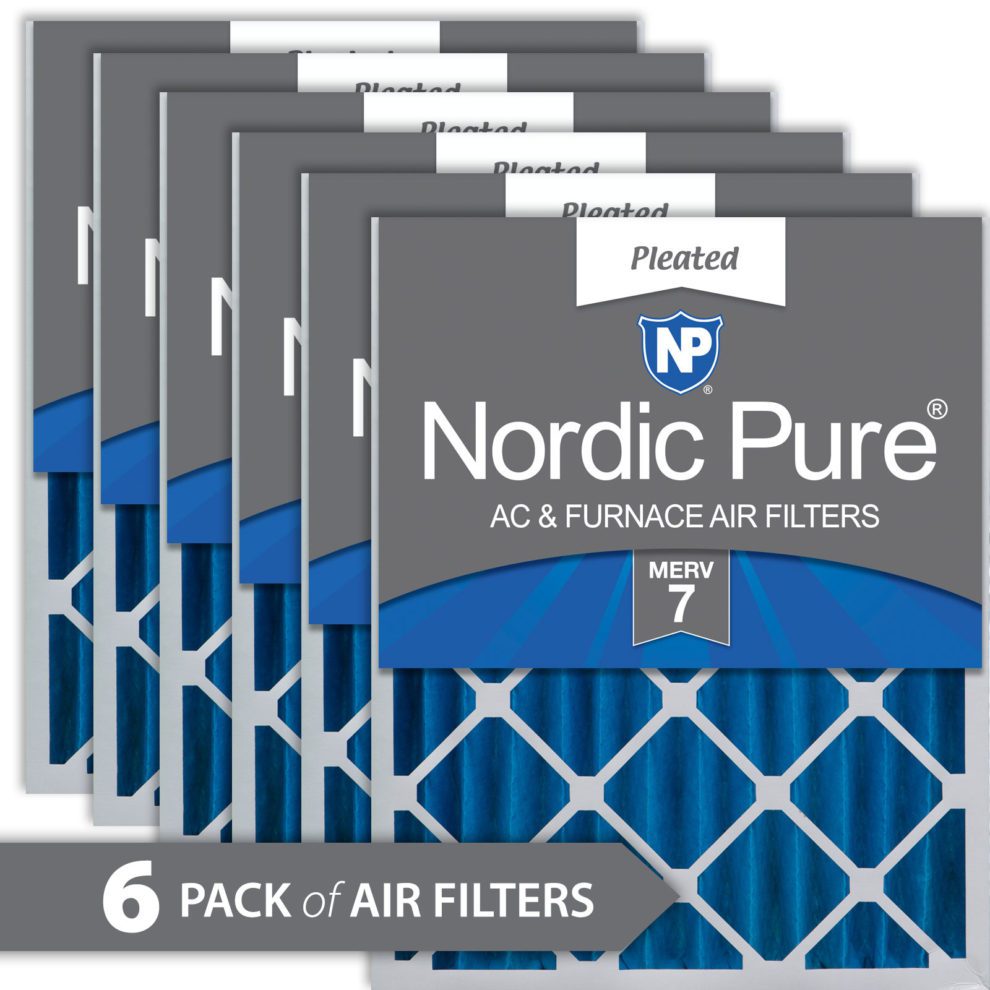 Home Furnace Air Filter 12x24x4 MERV 7 HVAC AC Replacement