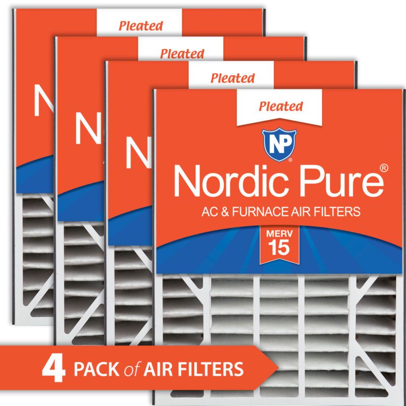 Home Furnace Air Filter 20x25x5 AB MERV 15 HVAC AC Replacement