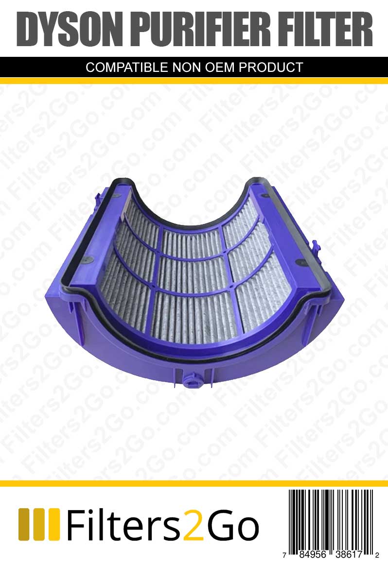Replacement Filter For Dyson Pure Cool Cryptomic TP06 Air Purifier Side View