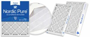 Nordic Pure MERV 12 Pleated Panel Furnace Filters