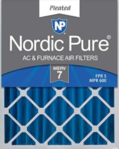 Nordic Pure MERV 7 20X25X4 Furnace Air Filters Filters2Go USA